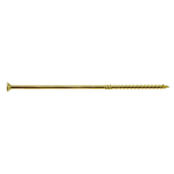 Simpson Strong-Tie SDCP22912-R50 Strong-Drive® SDCP TIMBER-CP Screw — 0.315 in. x 9-1/2 in. T40, Yellow Zinc 50-Qty