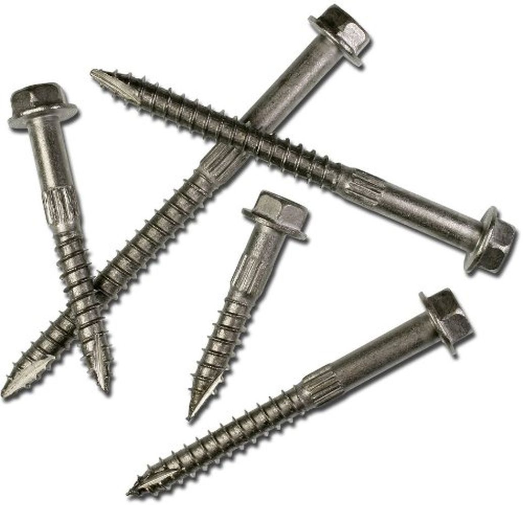 Simpson Strong-Tie SDS25112MB 1/4x1-1/2 Hex Drive Hex Head Double-Barrier Coating Steel Structural Screws, 300/Box