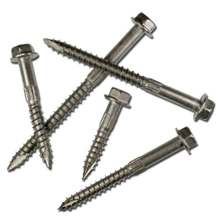 Simpson Strong-Tie SDS25300-R25 1/4x3 Hex Drive Hex Head Double-Barrier Coating Steel Structural Screws, 25/Box