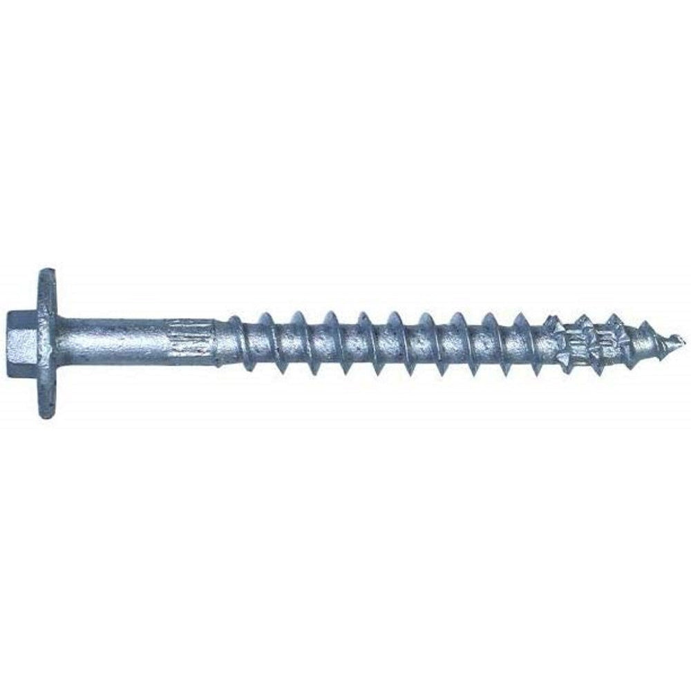 Simpson Strong-Tie SDWH27600GR30 .276x6 Hex Drive Hex Washer Head Hot Dipped Galvanized Steel Wood Screws, 30/Box