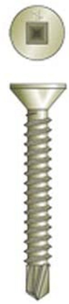 Simpson Strong-Tie SSFHSD112S1016 #10x1-1/2 Square Drive Flat Head 410 Stainless Steel Collated Screws, 1,000/Box