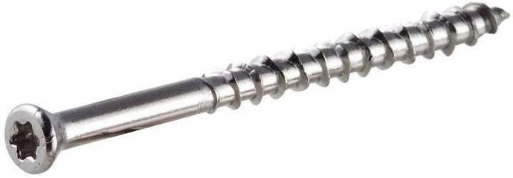 Simpson Strong-Tie T07225WPB #7x2-1/4 Star Drive Trim Head 316 Stainless Steel Wood Screws, 1,750/Box
