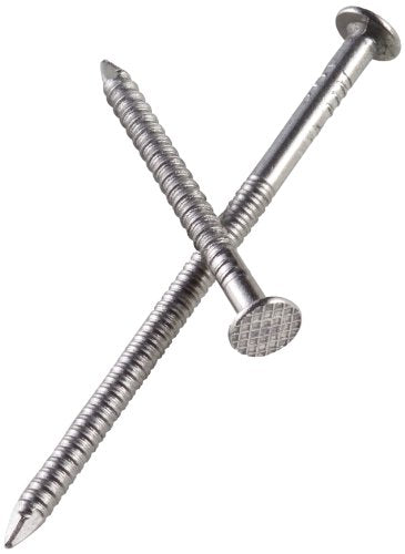 Simpson Strong-Tie T6SN7B 2x092 6d 13-Gauge 316 Stainless Steel Ring Shank Bulk Roofing Nails, 25 lbs./Box