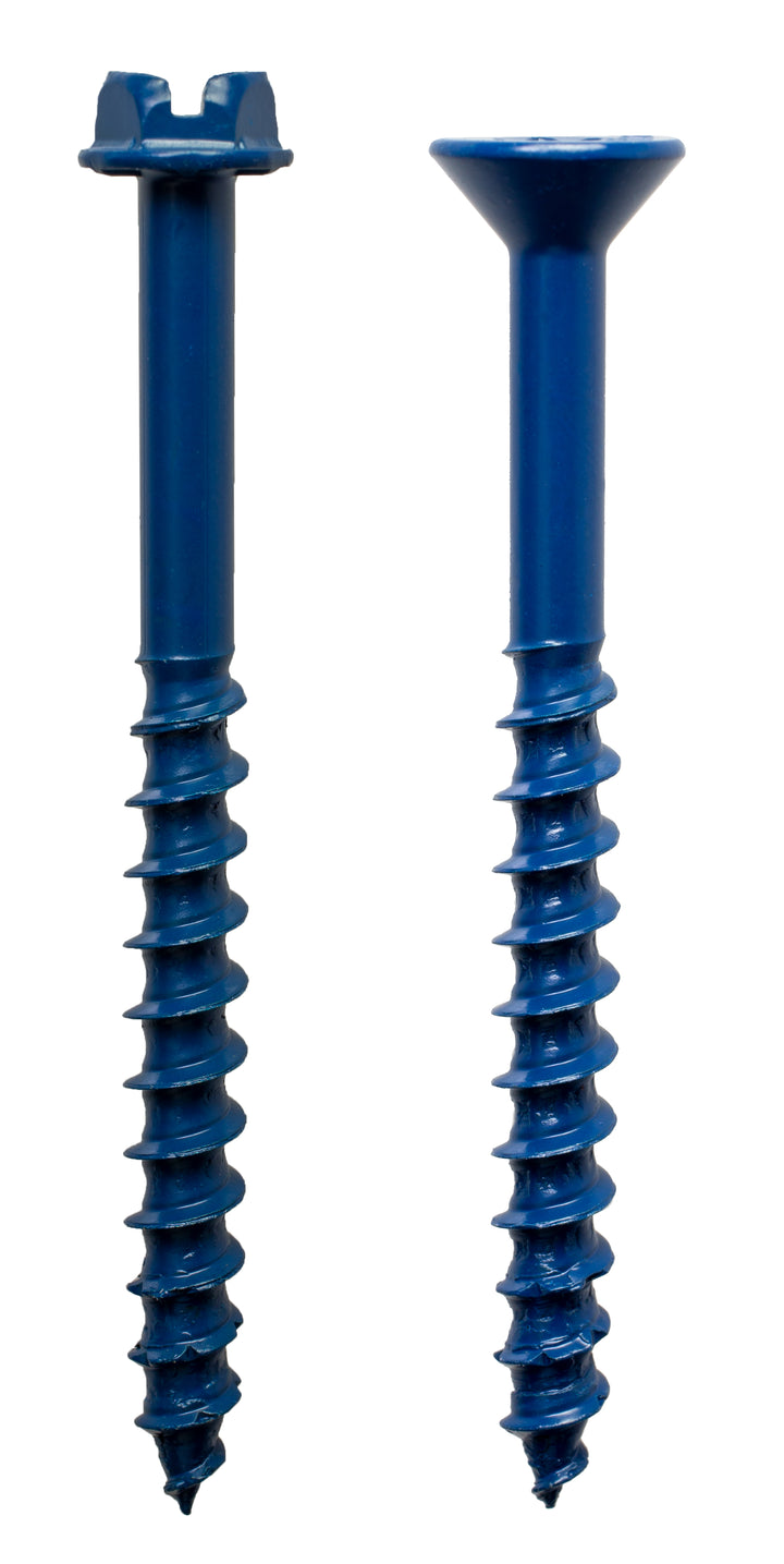 Simpson Strong-Tie TNT25234HR200 1/4x2-3/4 Hex Head Titen Turbo Concrete Screws, 200/Box