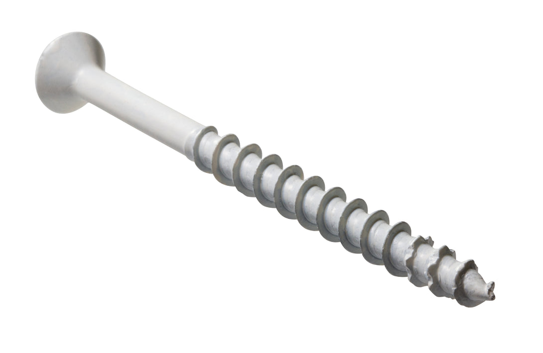 Simpson Strong-Tie TNTW25234TF 1/4x2-3/4 Flat Head Star Drive White Titen Turbo Concrete Screws, 100/Box